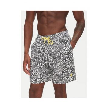 Pantaloni scurti pentru baie cu model logo