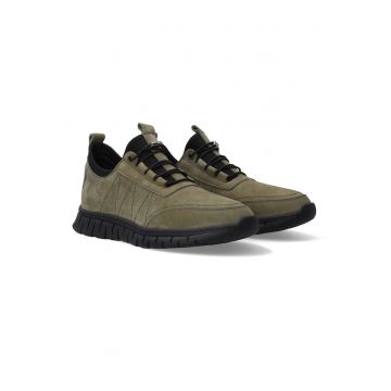 Pantofi sport din piele nabuc