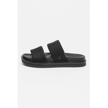 Papuci cu platforma - Negru