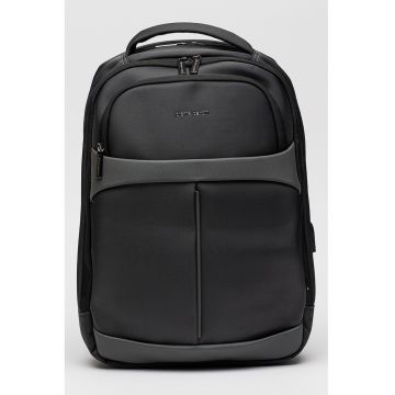 Rucsac pentru laptop - cu fermoar - Gri inchis