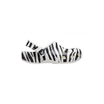 Saboti  Classic Animal Print Clog 46-47 EU - M12 US Multicolor - White/Zebra Print