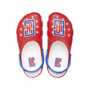 Saboti  Classic NBA LA Clippers Clog - US Albastru - Blue - Alb