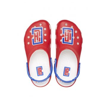 Saboti  Classic NBA LA Clippers Clog - US Albastru - Blue - Alb