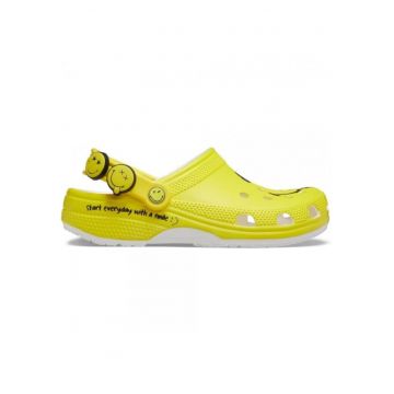 Saboti  Classic Smiley 2 Clog 48-49 EU - M13 US Alb - White/Multi
