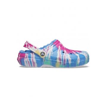 Saboti  Classic Tie-Dye Lined Clog - Multicolor