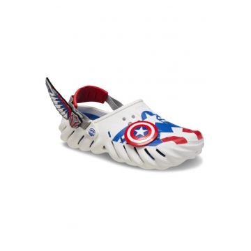 Saboti  Echo Captain America Sam Wilson Clog 46-47 EU - M12 US Alb - White