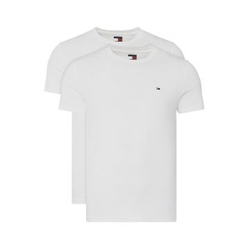 Set tricouri barbatesti  bumbac - alb