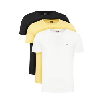 Set tricouri barbatesti  colorate - 100% bumbac