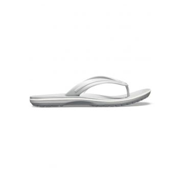 Slapi  Crocband Flip - US Gri - Light Grey/White - Gri