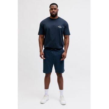 Trening de bumbac cu maneci scurte - Bleumarin