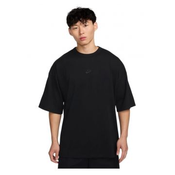 Tricou barbati  Sportswear Premium Essentials - croiala lejera - negru - bumbac