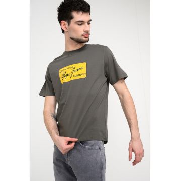 Tricou cu imprimeu logo Suen - Verde sparanghel