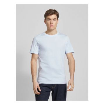 Tricou regular fit din bumbac - Albastru deschis