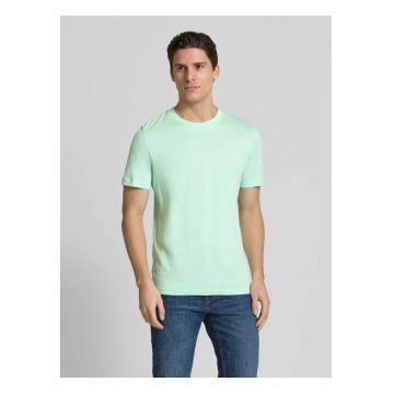 Tricou regular fit din bumbac - Verde menta