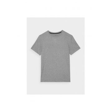 Tricou sport  antrenament - uscare rapida - gri - material sintetic