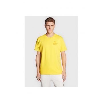 Tricou sport barbatesc  galben - bumbac