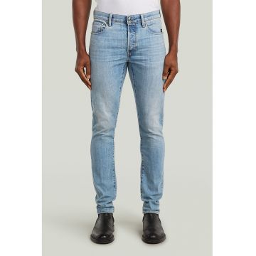 Blugi slim fit 3301 - Albastru lavanda