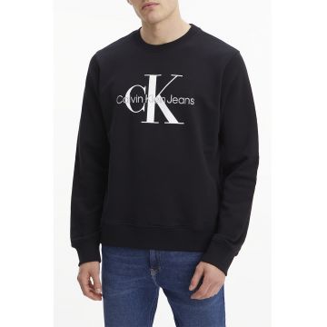 Bluza de trening de bumbac cu logo - Alb/Negru