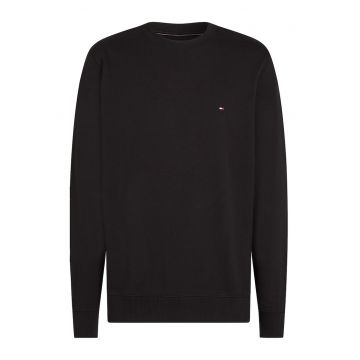 Bluza de trening din bumbac organic cu logo - Negru