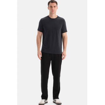 EROS - Pantaloni de trening cu talie ajustabila - Negru