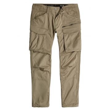 Pantaloni cargo cu croiala conica Rovic - Maro inchis