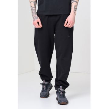 Pantaloni de trening relaxed fit Silicon Badge - Negru