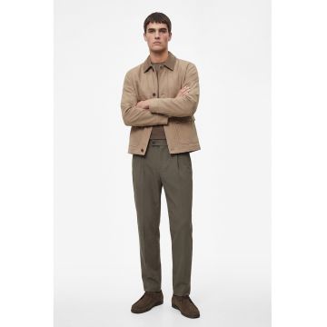 Pantaloni regular fit - Kaki inchis