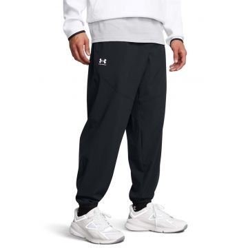 Pantaloni relaxed fit pentru antrenament Vibe - Negru