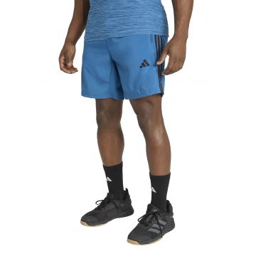 Pantaloni scurti cu buzunare cu fermoar pentru fitness Essentials - Albastru deschis