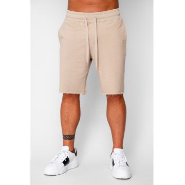 Pantaloni scurti din bumbac Beige 20436 - Bej