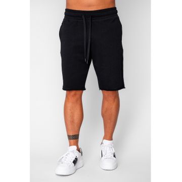 Pantaloni scurti din bumbac Black 20424 - Negru