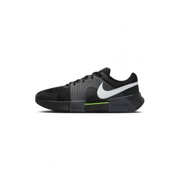 Pantofi Challenge 1.5 pentru tenis - Negru/Verde electric/Argintiu
