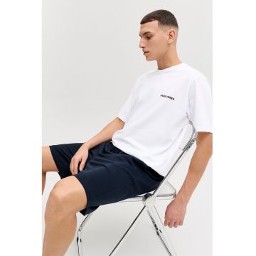 Pijama de bumbac cu pantaloni scurti