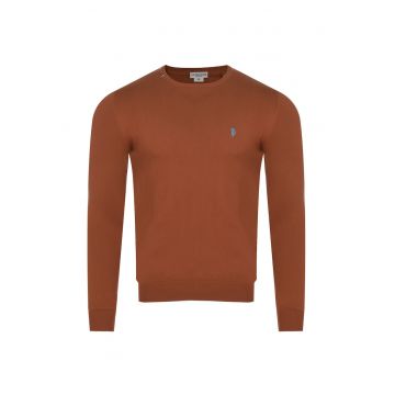 - Pulover barbatesc BURT - maro deschis - Maro