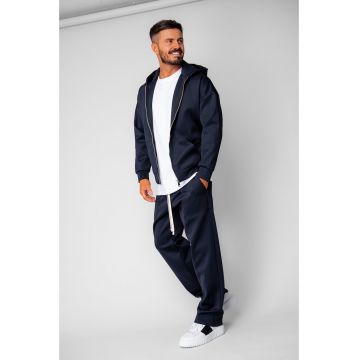 Set Loren Jacheta cu fermoar si Pantalon lung Navy 20480 - Bleumarin