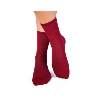 Sosete bambus BASIC Bordeaux