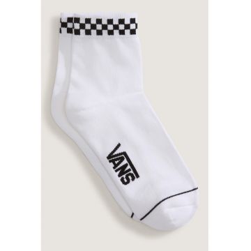 Sosete lungi Peek-A-Check - Alb/Negru
