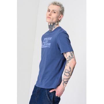 Tricou cu imprimeu grafic Front - Albastru inchis