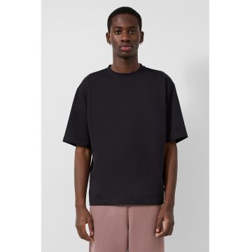 Tricou cu maneci drop - Negru