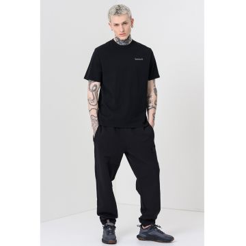 Tricou din bumbac Lake House - Negru/Gri inchis