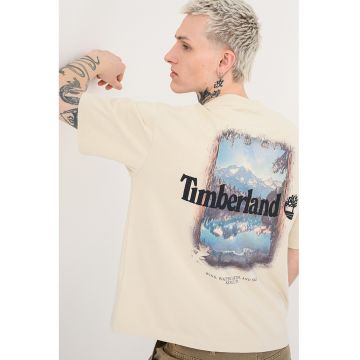 Tricou din bumbac Outdoor Photo - Bej deschis