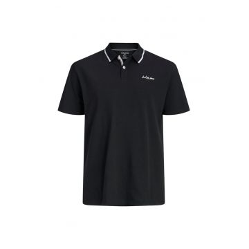 Tricou JACK &JONES Blaze Polo PLS 57629 - Negru