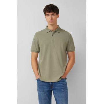 Tricou polo de bumbac pique - Kaki