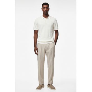 Tricou polo din bumbac - Alb