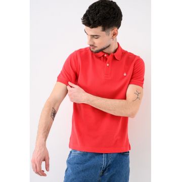 Tricou polo regular fit - Rosu