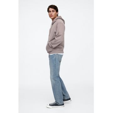 Blugi drepti - Albastru deschis melange