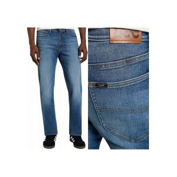 Blugi drepti  X Straight - talie elastică - albastru - L30 - Albastru