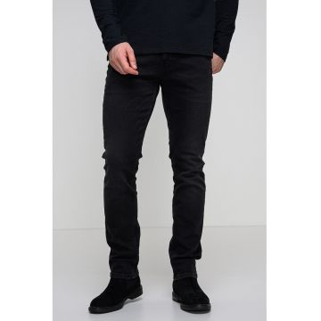 Blugi slim fit Vegas - Negru melange