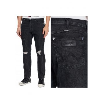 Blugi Wrangler  Slim Tapered - Negru