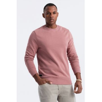 Bluza de trening din bumbac cu model uni